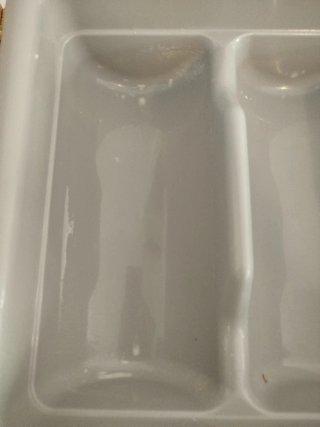 Organizador de cubiertos gris