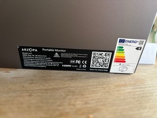 Monitor Arzopa 14 A1S Pantalla Rota