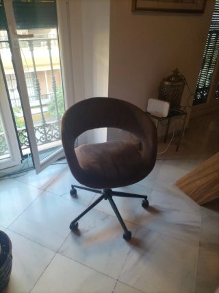 Silla giratoria Maison du Monde tela