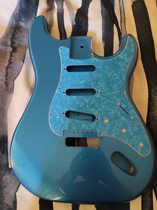 Cuerpo Guitarra Eléctrica Stratocaster Azul