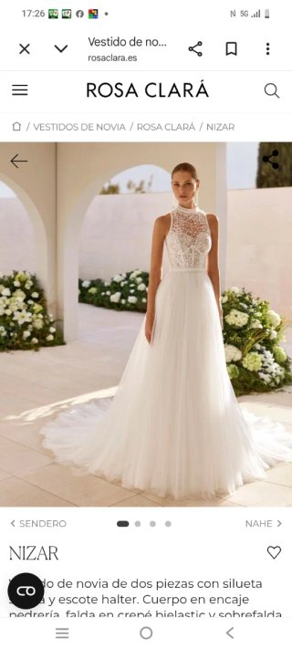 Vestidos Novia Rosa Clará 627387317 Málaga.Nuevos
