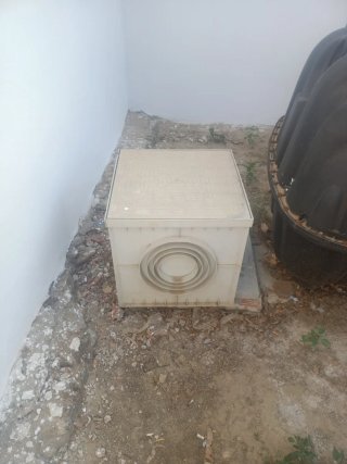 Arqueta PVC con tapa y entrada circular