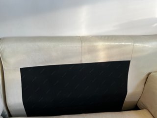 Sofá Natuzzi de cuero - 3 plazas