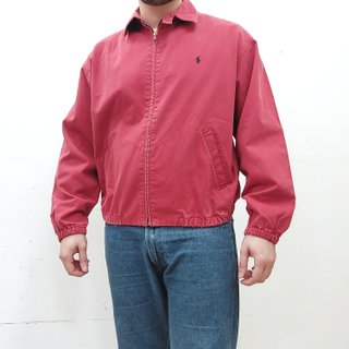 Giacca Polo Ralph Lauren Harrington rossa Vintage