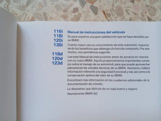 Manual BMW serie 1 instrucciones