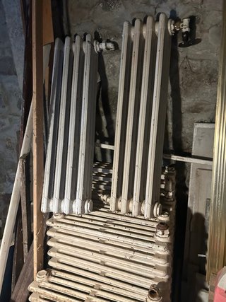 Radiadores de Hierro Fundido Blancos