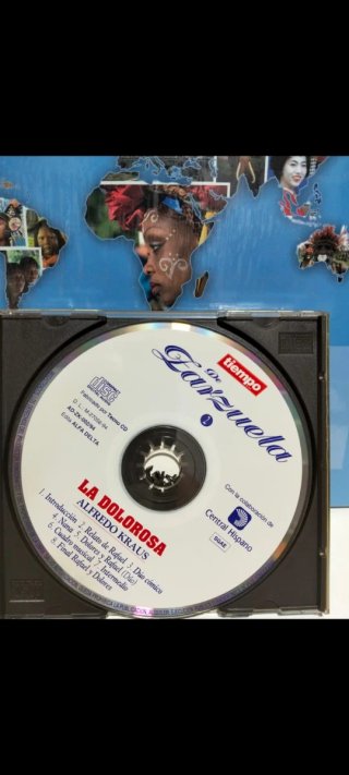 CD Zarzuela La Dolorosa Alfredo Kraus