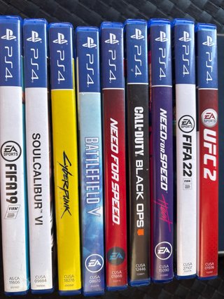 Lote 8 Juegos PS4: FIFA, Call of Duty, NFS, UFC...