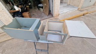 Mueble Camper con Mesa Plegable