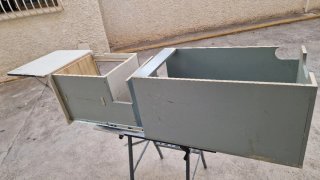 Mueble Camper con Mesa Plegable