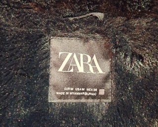 Chaqueta Zara invierno acolchada