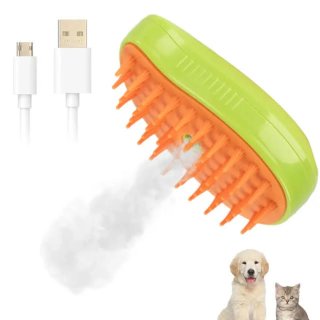 Cepillo vapor de baño de mascotas