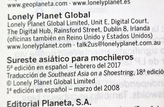 Guía de viaje SURESTE ASIÁTICO para mochileros.
