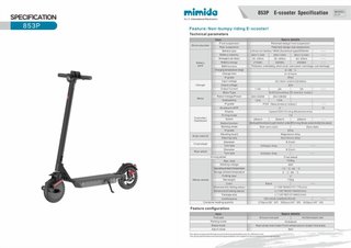 Patinete eléctrico negro