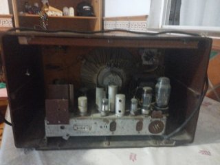 Radio Antigua Marrón Funcional