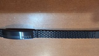 Pulsera BOSS Hombre Negra