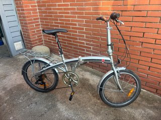 Bicicleta Plegable BC Plata