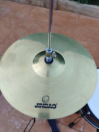 Batería Acústica Completa Negra.