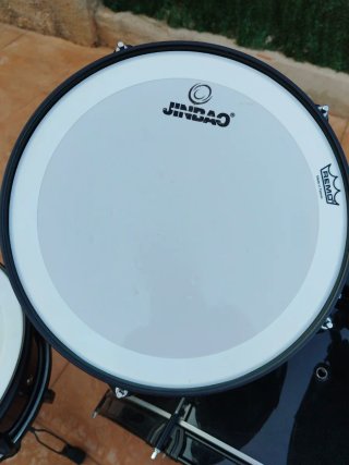 Batería Acústica Completa Negra.