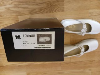 Zapatos Landos niña blancos