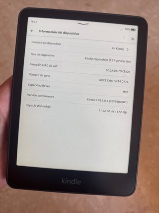 Ebook Kindle Paperwhite 12 luces