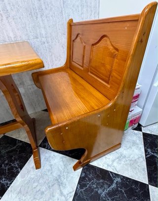 Conjunto mesa y bancos