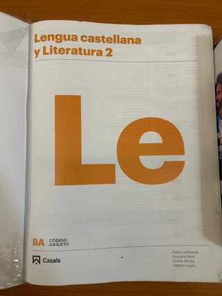 Lengua castellana y literatura 2, Le Bachillerato