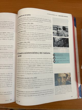 Lengua castellana y literatura 2, Le Bachillerato