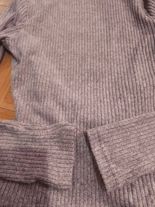 Jersey estilizado beige talla única