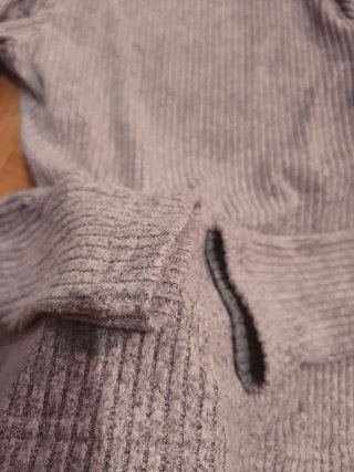 Jersey estilizado beige talla única