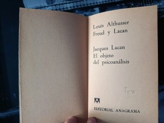Libro Freud y Lacan - Cuadernos Anagrama 1970