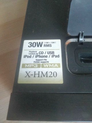 Pioneer X-HM20 Equipo Música CD USB iPod