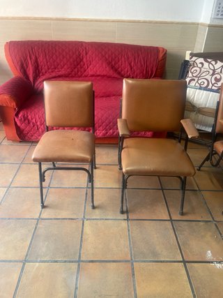 Sillones de parcela marrones