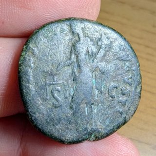 Moneda romana Domiciano 90-91 d.C.