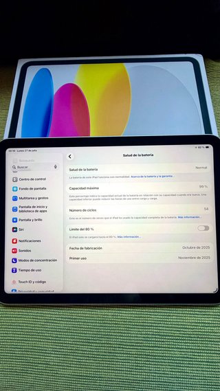 Apple iPad 11 128GB Wifi Plata