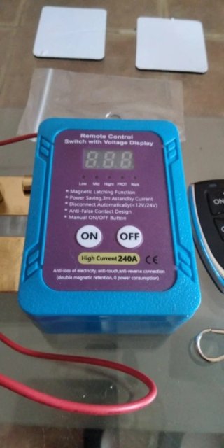 Cortacorrientes Batería Inteligente con Display