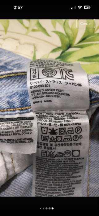 Pantalón Levi's 501
