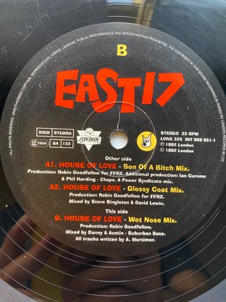 Vinilo Maxi East 17 - House Of Love 1992