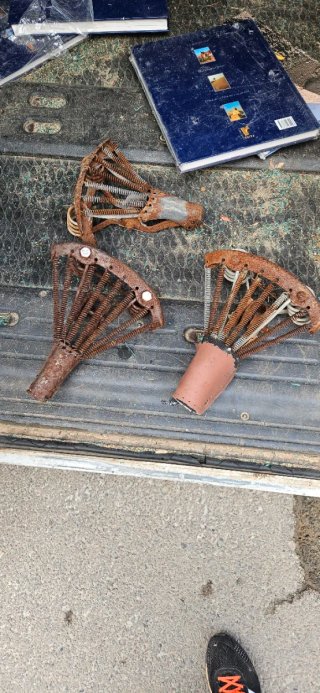 Sillín de bicicleta oxidado