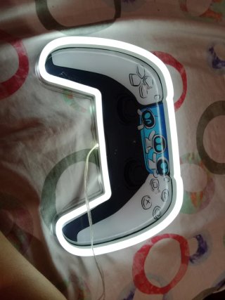 Luz LED Mando PS5 con Mini Robots