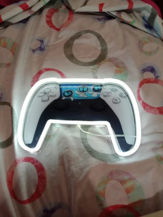 Luz LED Mando PS5 con Mini Robots
