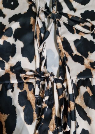 Maglietta donna fantasia leopardata