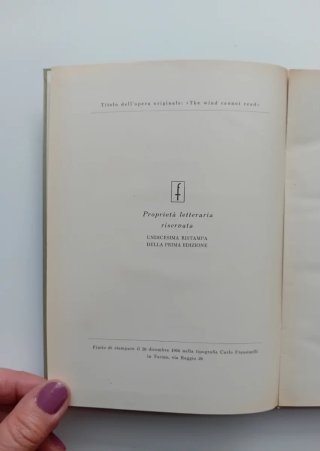 Il vento non sa leggere di Richard Mason