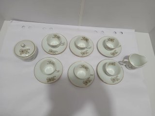 Juego café Té Santa Clara Porcelana Fina 640513926