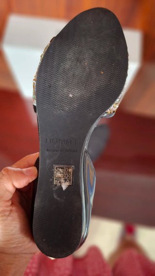 Zapatos Humat Piel40 Lentejuelas 2 en 1 seminuevos
