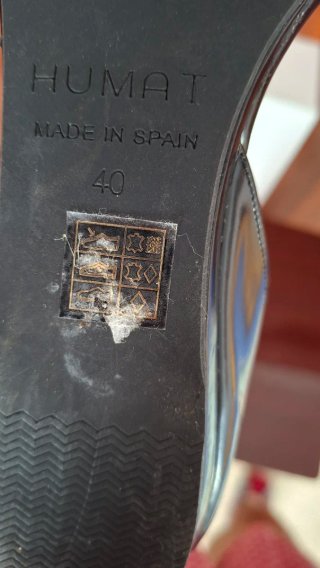 Zapatos Humat Piel40 Lentejuelas 2 en 1 seminuevos