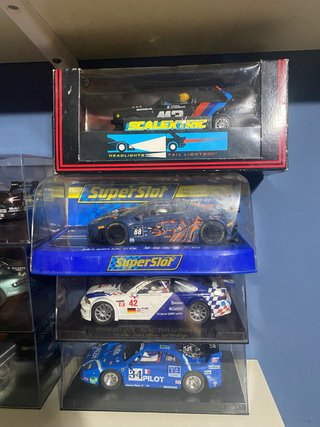 Lote 4 coches Scalextric