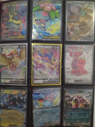 Cartas Pokémon Varias - Mega-Lucario EX, Zacian V