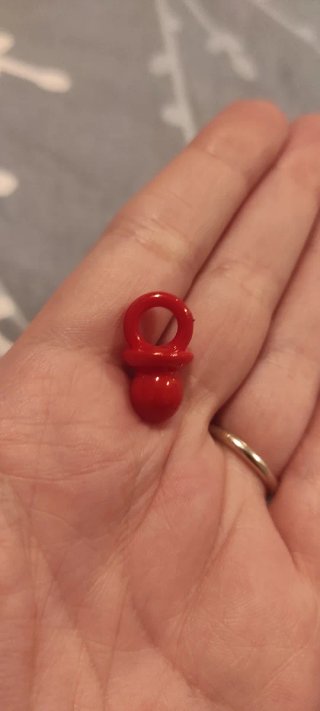 Ciuccio rosso opaco