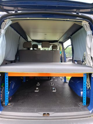 Estructura y colchones VW Transporter T5-T6